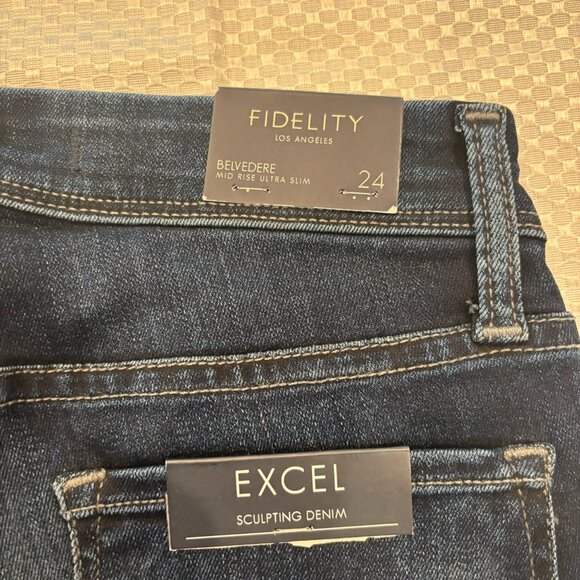 Fidelty - Belvedere Mid Rise Ultra Slim - 24W 31L - Neptune - (Inv 217) - Picture 4 of 5